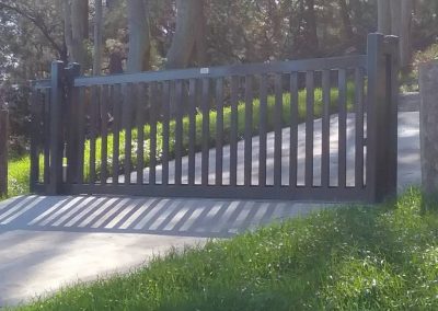 Dark Grey Automated Gate in Nowra